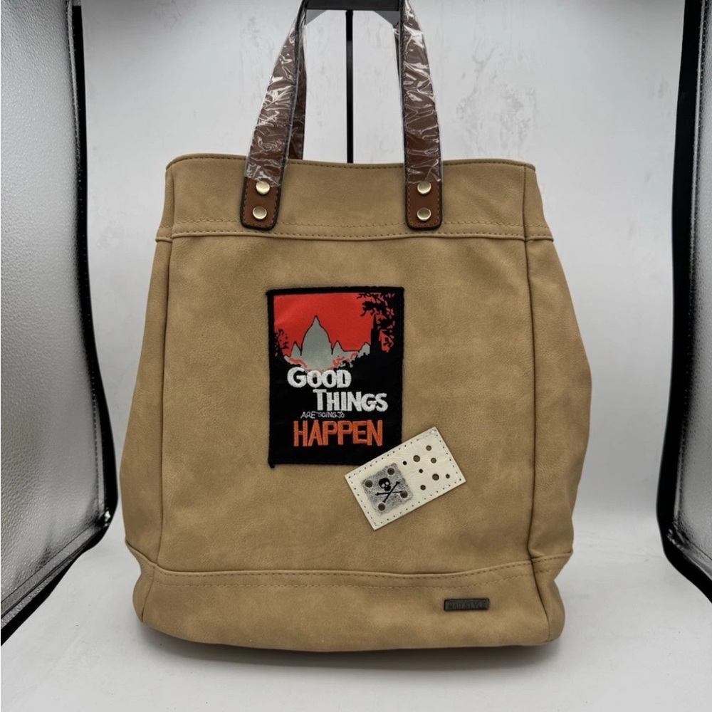 Mad Style Tan Leather Tote